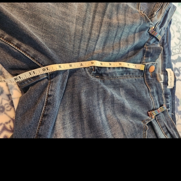 Lane Bryant rainbow boyfriend cropped denim jeans Size 18 - Picture 9 of 14